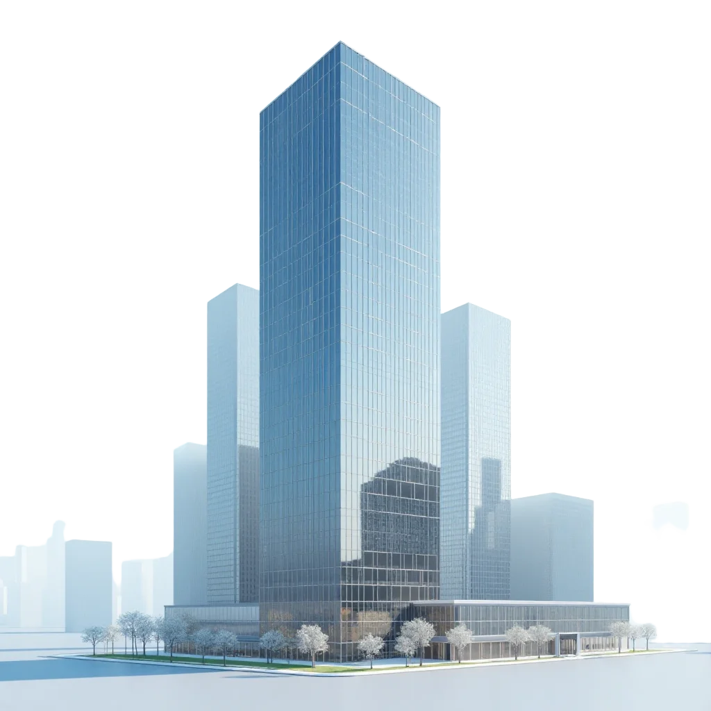 Modern Skyscraper in a Cityscape